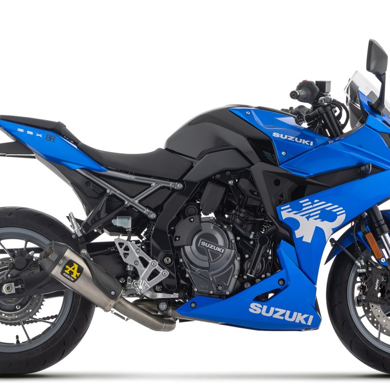 Arrow Racing Works Titanium Full Exhaust System with CF End Caps